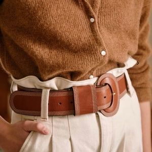 Sezane | Jones Belt | Size 90